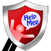 HelpMee:隨身定位求救、防身防狼守護、警報脫險緊急報案應用程式Logo