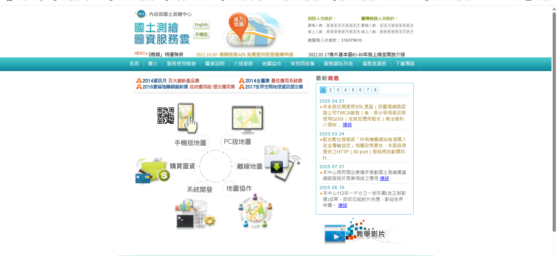 國土測繪圖資服務雲的活化應用圖片