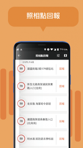 照相點回報